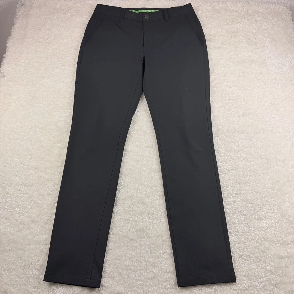 Bonobos Golf Pants Mens 32x32 Black Tailored Fit GWB00624T Stretch Performance